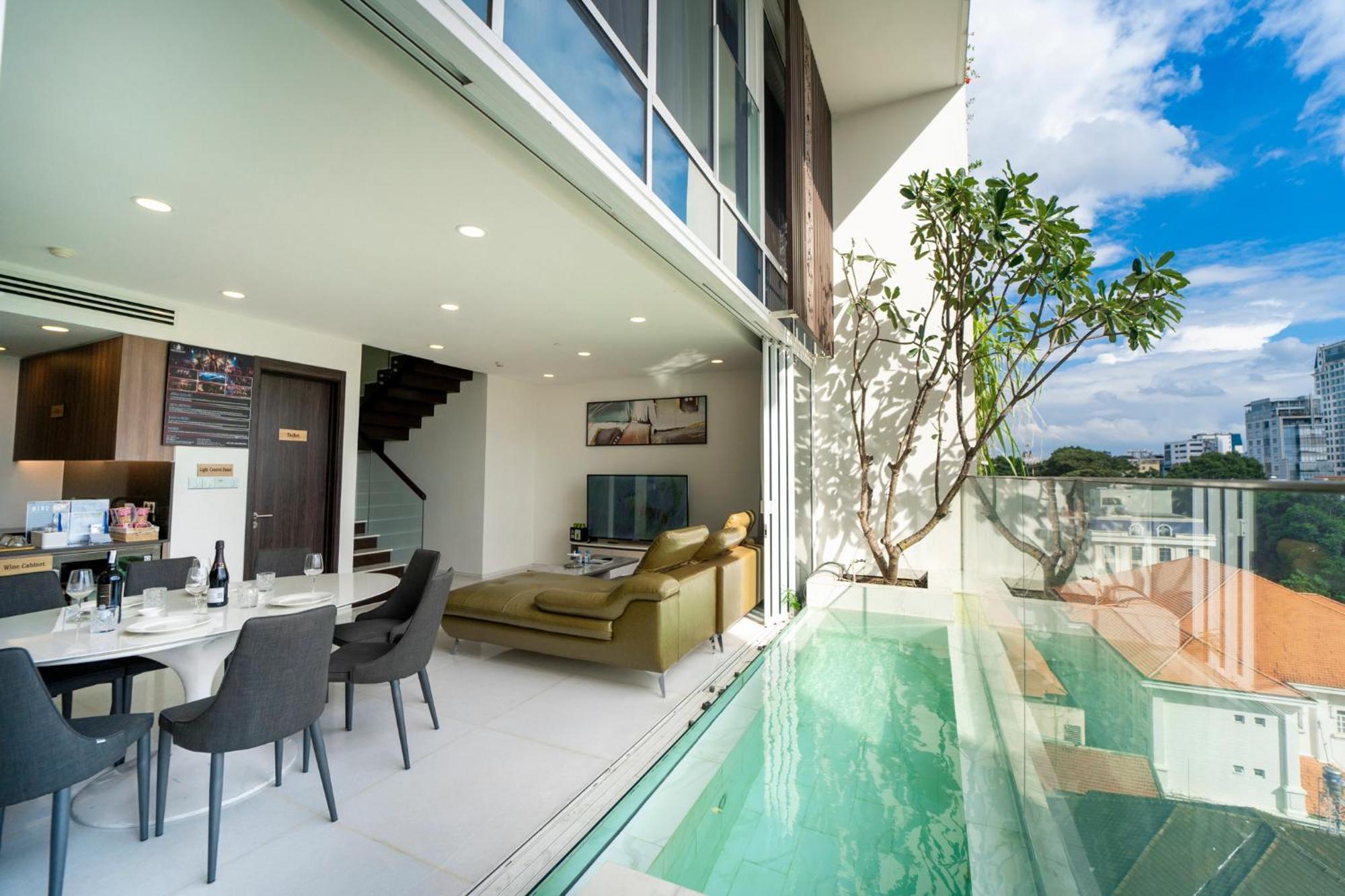 Serenity Saigon Sky Villas - Free One Way Airport Shuttle Ho Chi Minh City Exterior photo